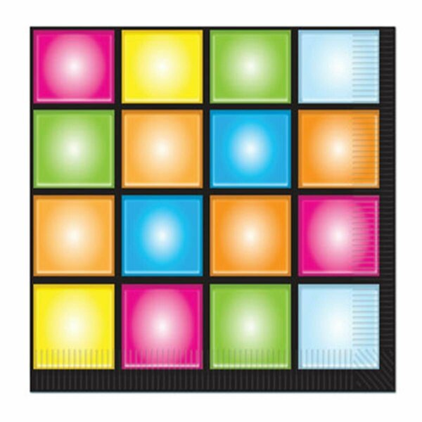 Goldengifts Disco Luncheon Napkins, 12PK GO2483945